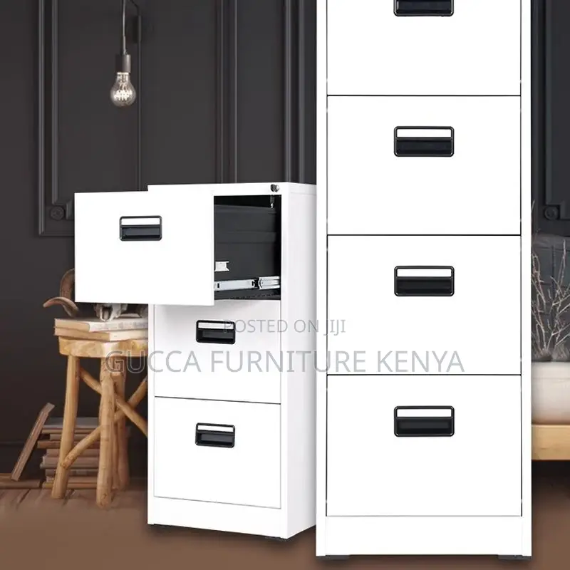 Cabinets:Organized 4-Drawer Steel Storage Unit for Office