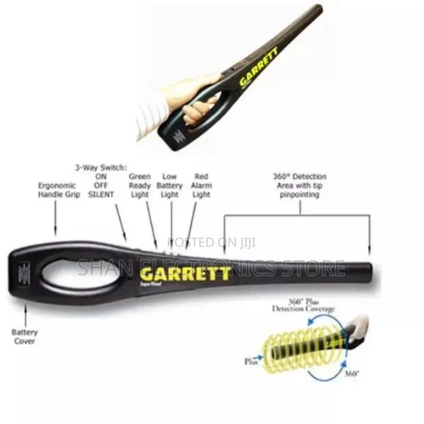 # Round. Handle Super Wand Garett Metal Detector