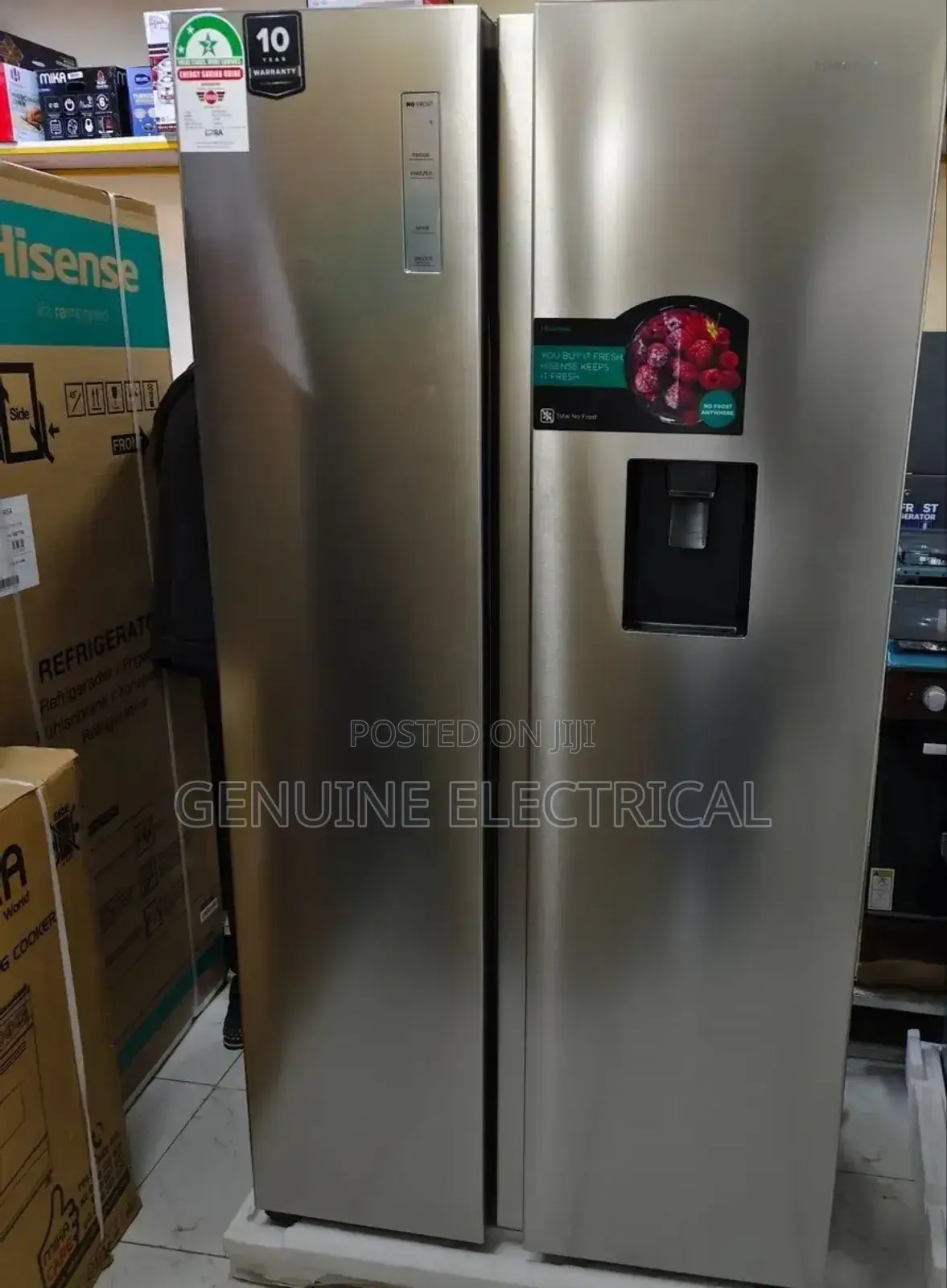 Hisense Ref518dr 518l Side by Side With Water Dispenser