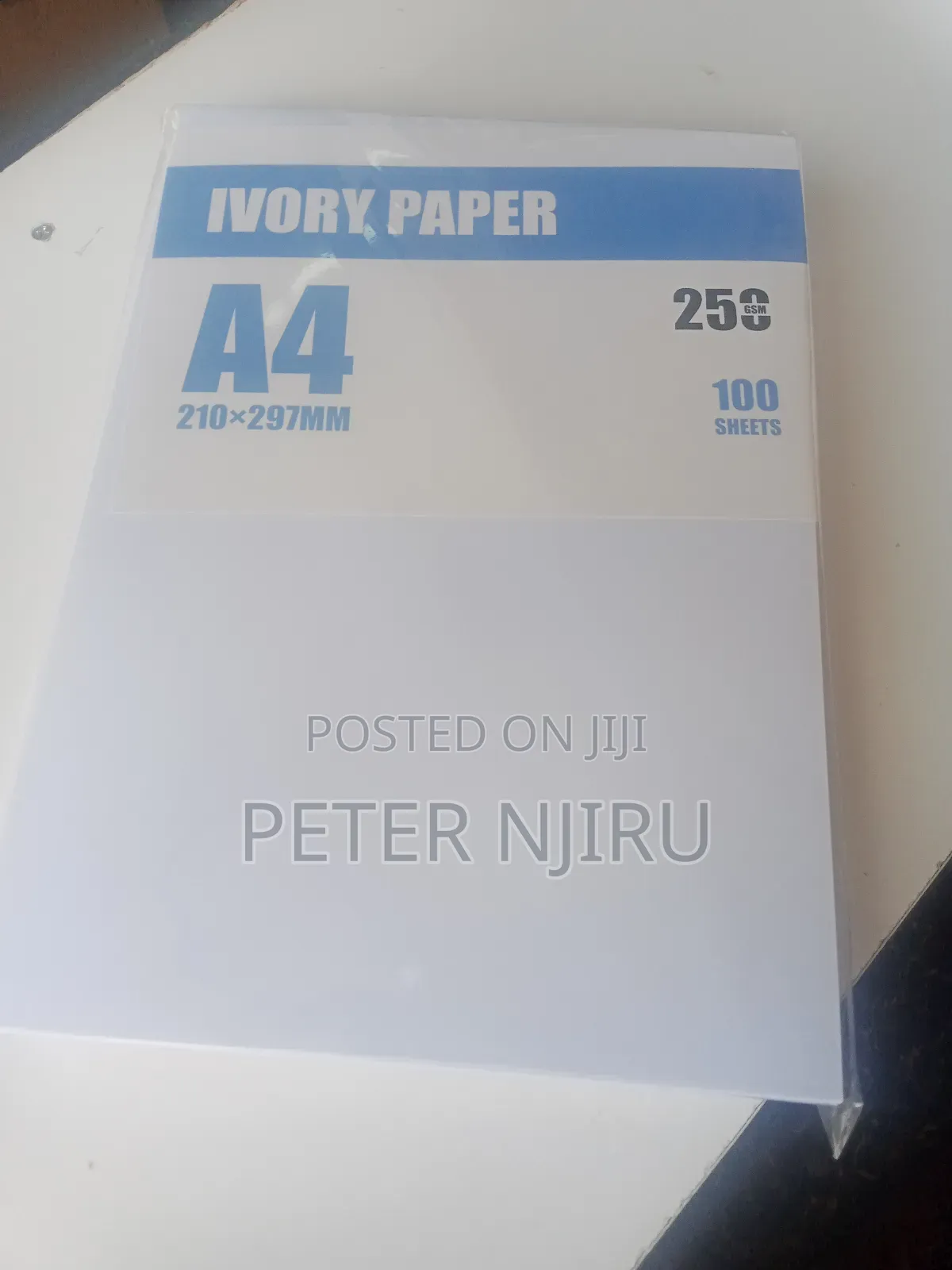 Certificate Ivory Paper Available