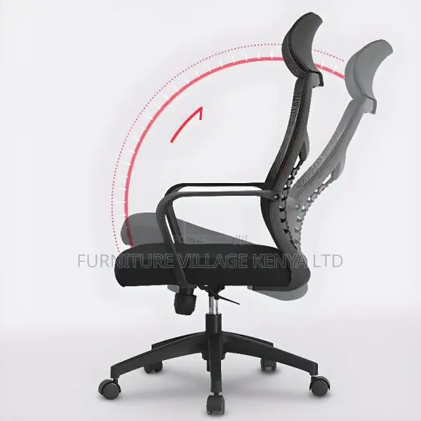 Office Chair:Orthopedic Mesh Executive Staff Headrest Chair