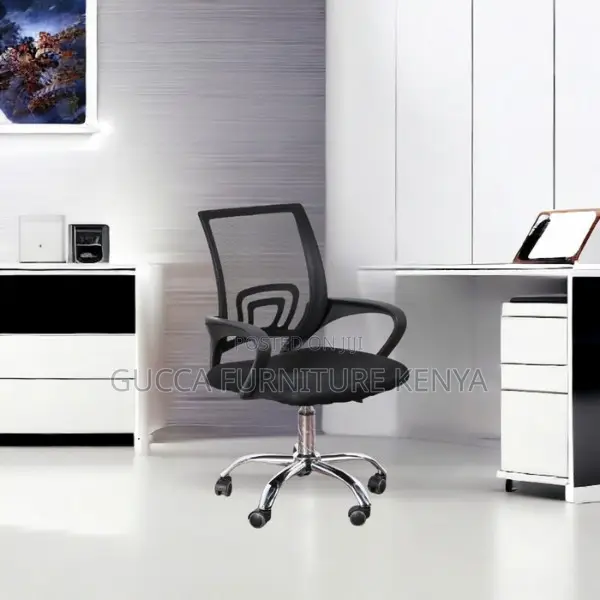 Office Chair:Mesh Back Reception Desk Chair With Swivel Base
