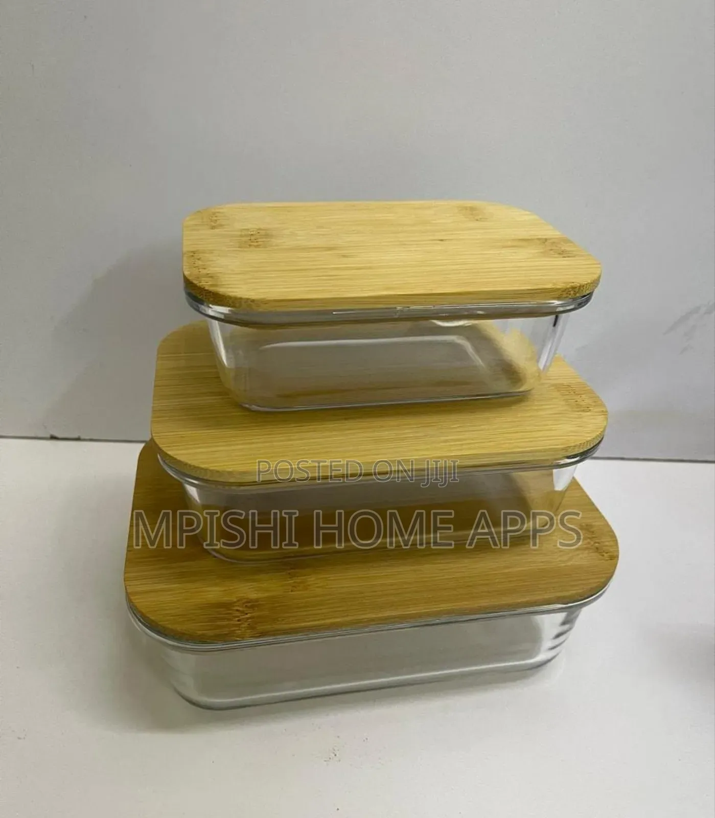 3 in 1 Bamboo Snack Box Set