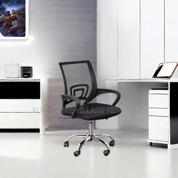 Office Chairs:Mesh Swivel Chair for Front Desk or Reception