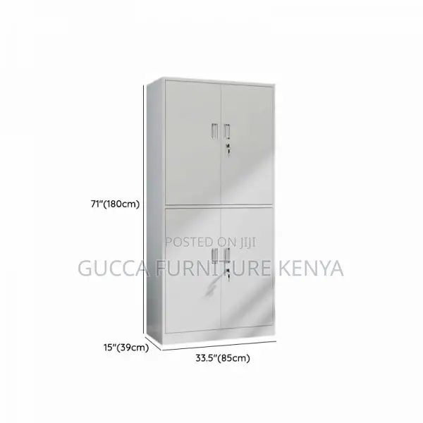 Office Cabinets:4-Door Vertical Document Storage Unit