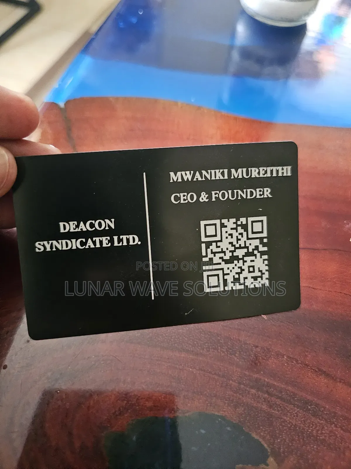 Aluminium Business Cards