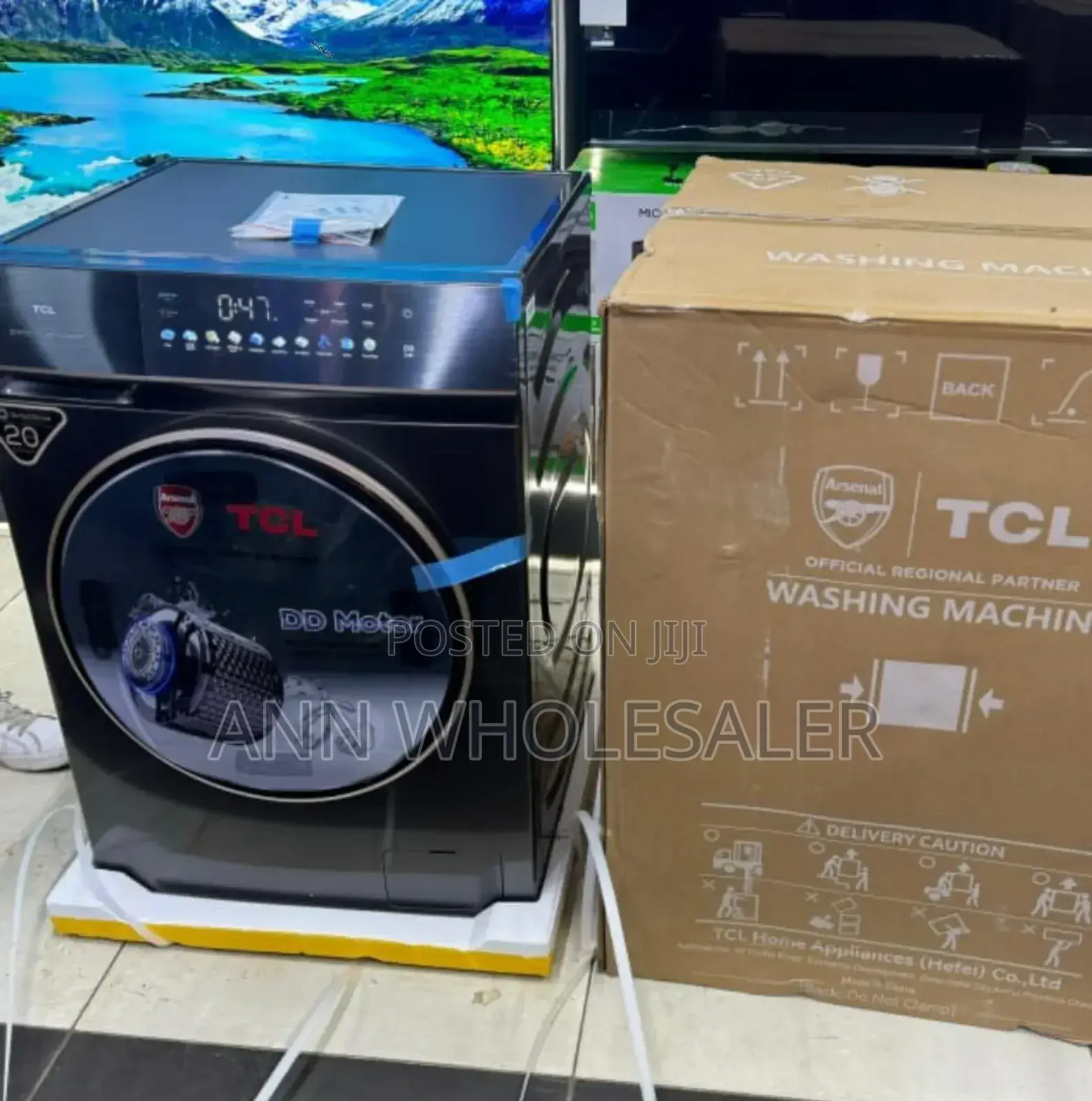 10kg TCL Front Load Wash and Dry Washing Machine