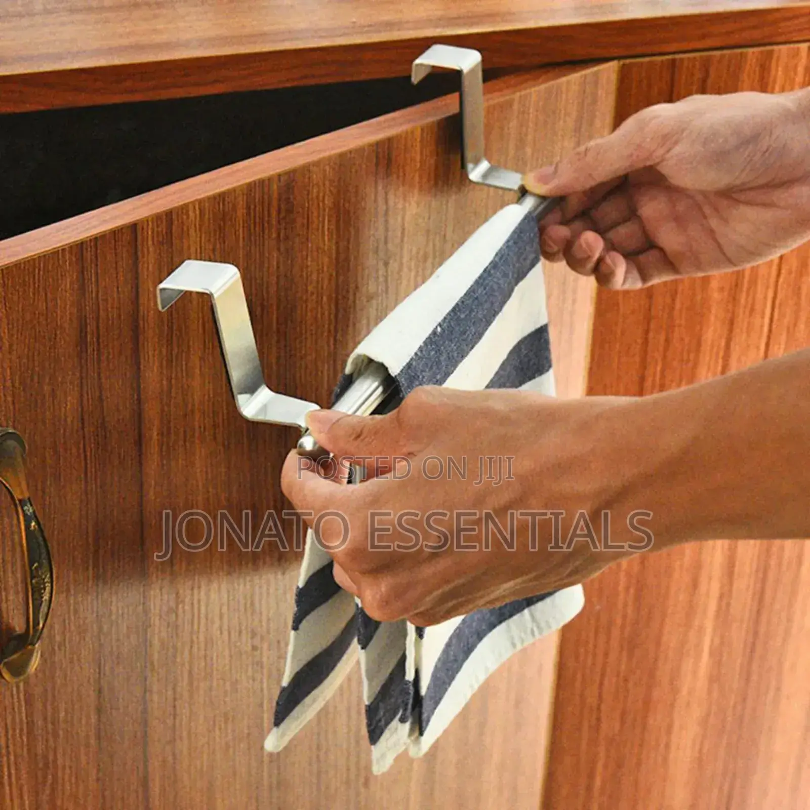 Over the Cabinet Door Towel Hanger, Holder