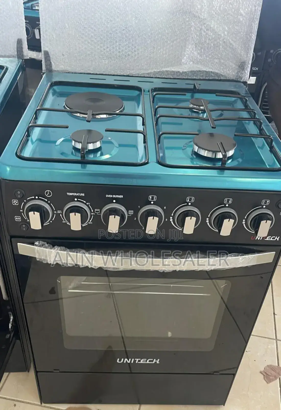 Auto -Ignition. 3+1 60*60 Unitech 3+1 Standing Cooker C/8