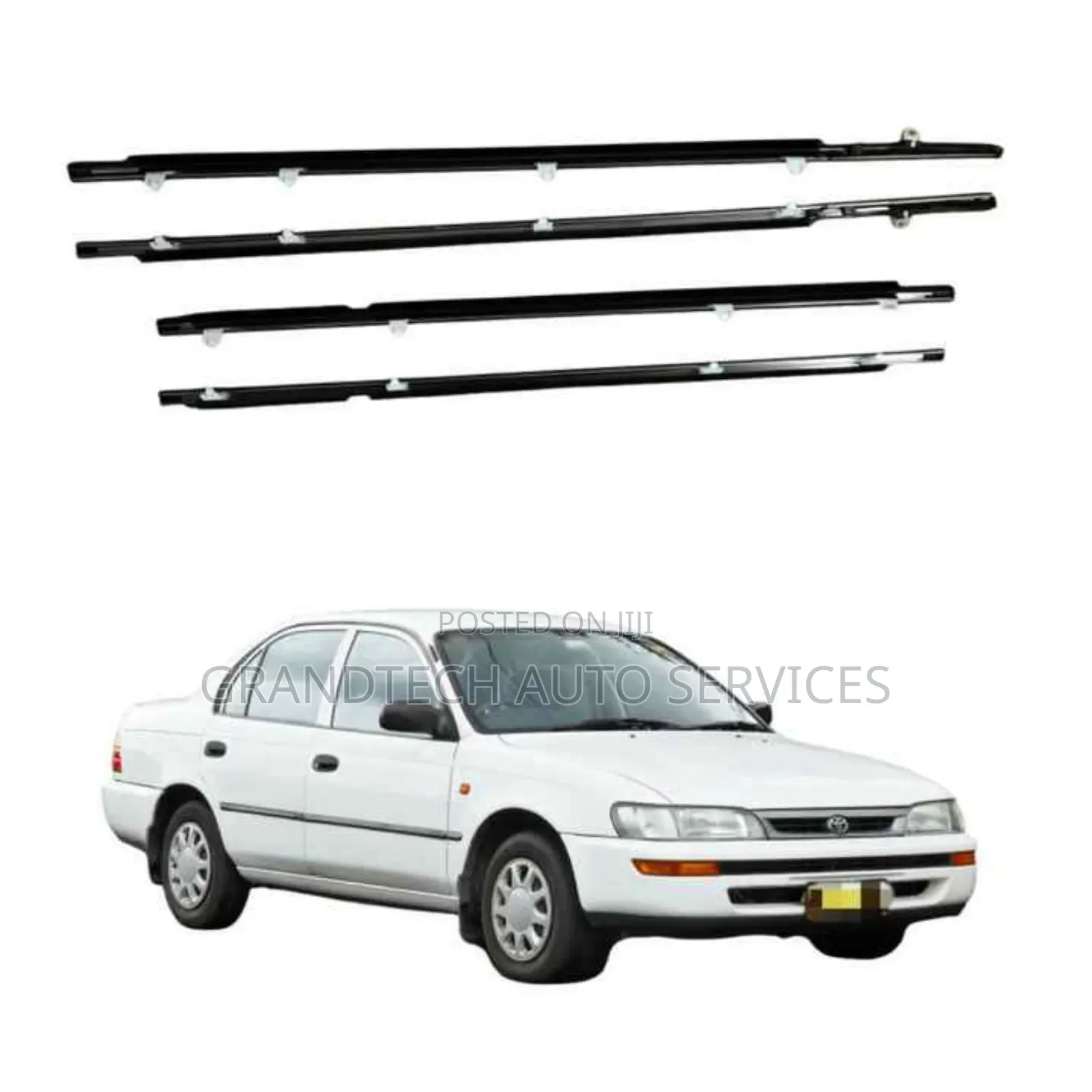 Genuine Corrolla Ae100 Chrome Weather Strips