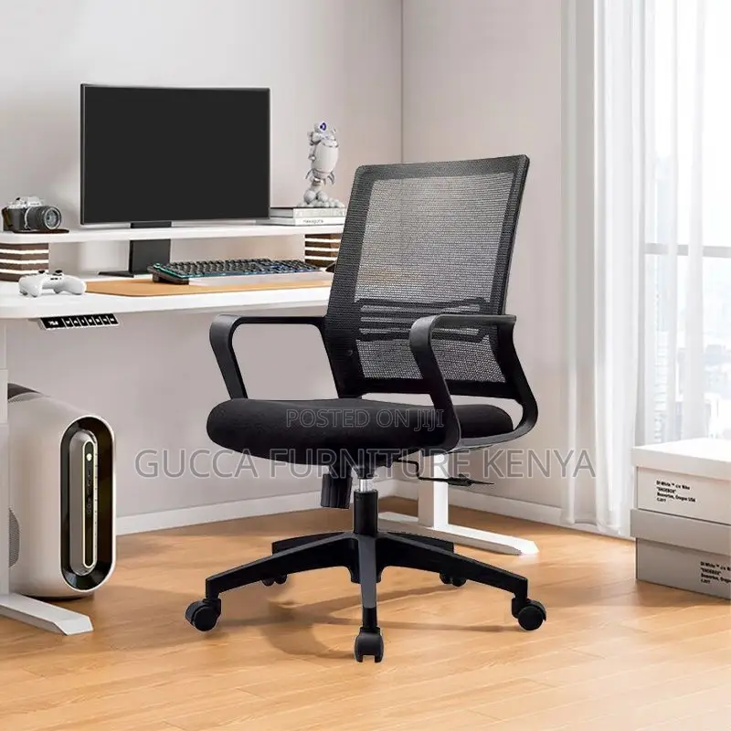 Office Furniture:Low Back Swivel Mesh Staff Seat for Office