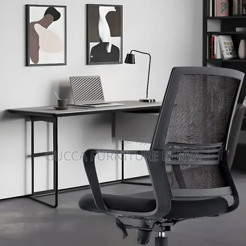 Office Furniture:Low Back Swivel Mesh Staff Seat for Office