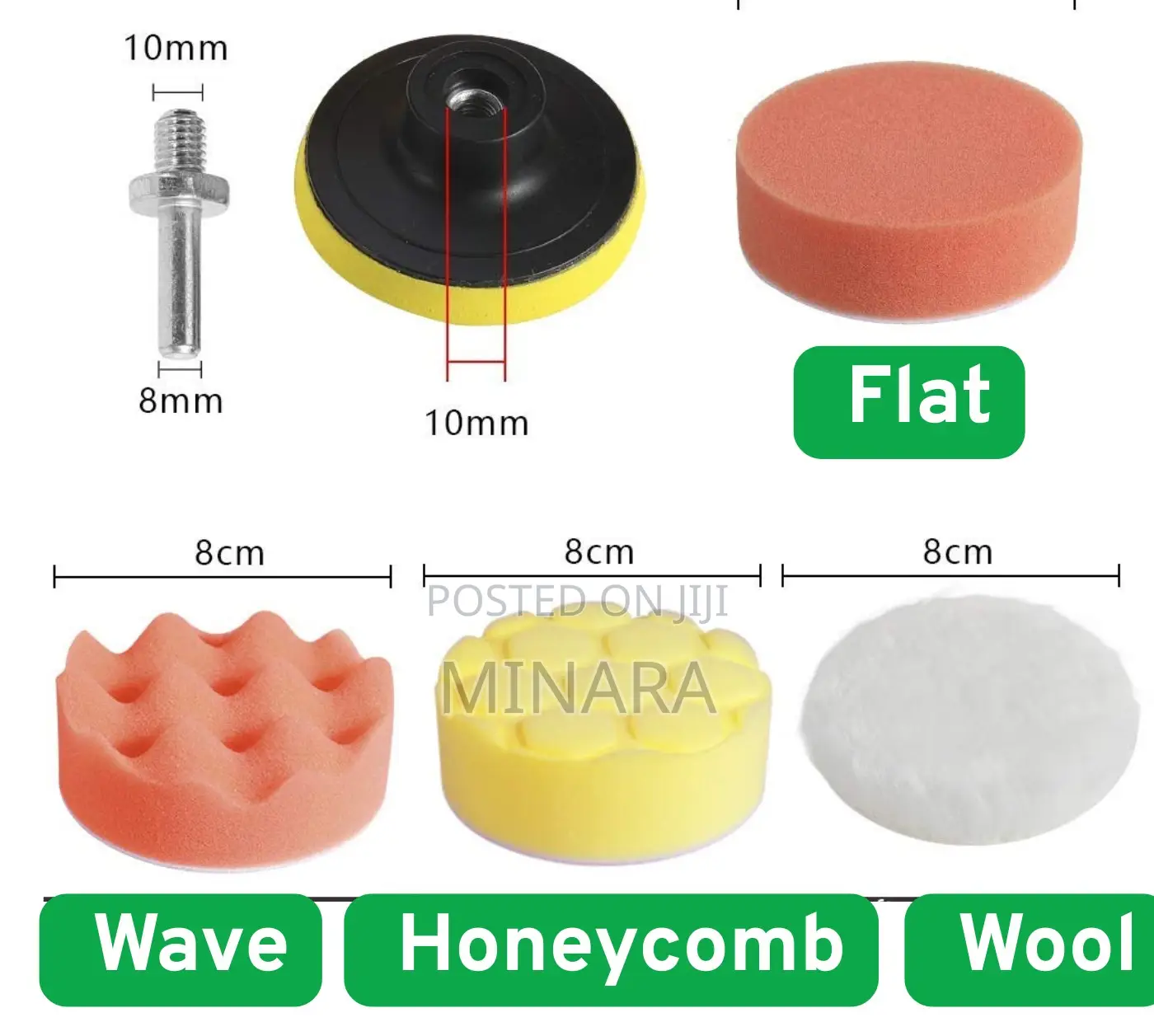31 Pcs, Car Polishing / Buffing Foam Pads