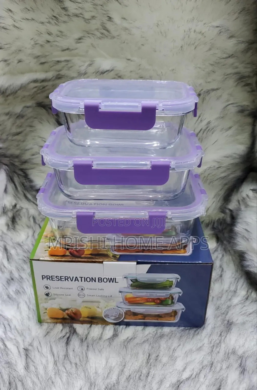 3 in 1 Snack Box With Transparent Lid