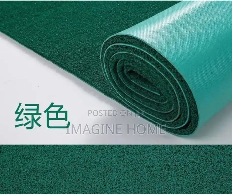 Green P.V.C Spaghetti Carpet