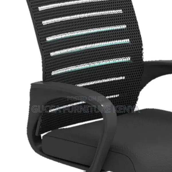 Office Chair: Mid Back Swivel Chair With Lower Back Support
