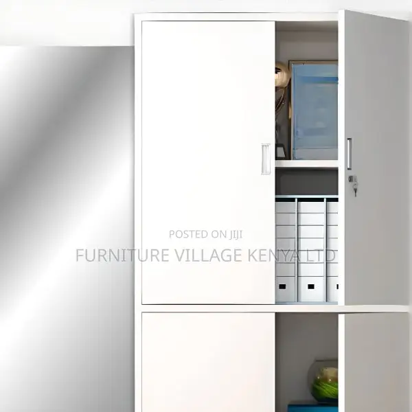 Cabinets:4-Door Secure File Cabinet – Steel Construction