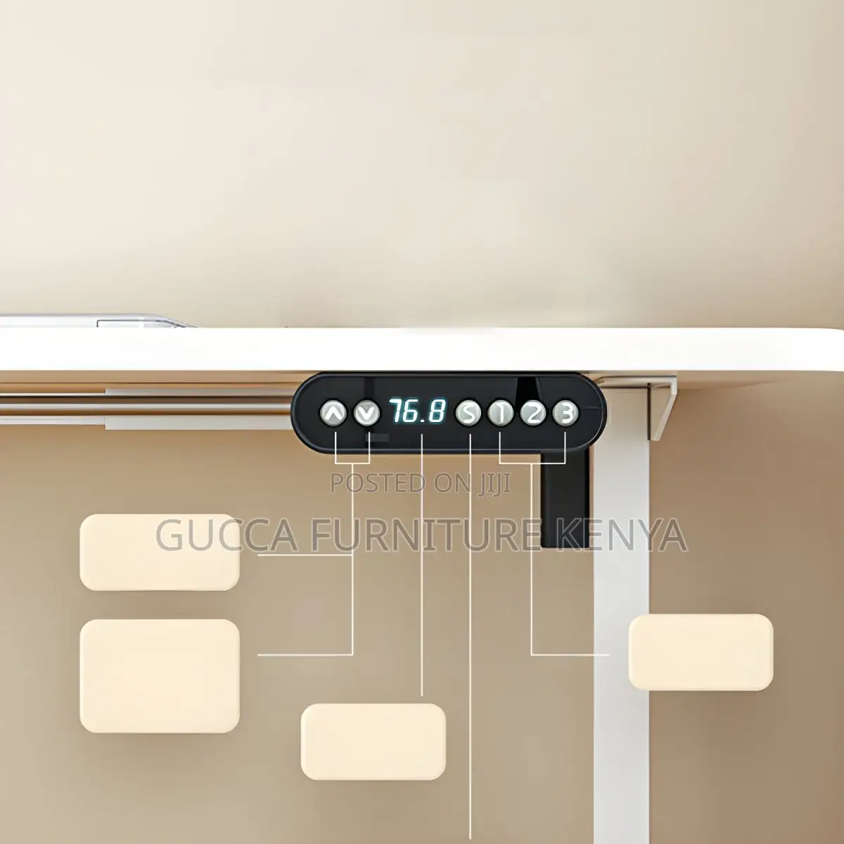 Office Table:1400mm Modern Electronic Standing Office Desk