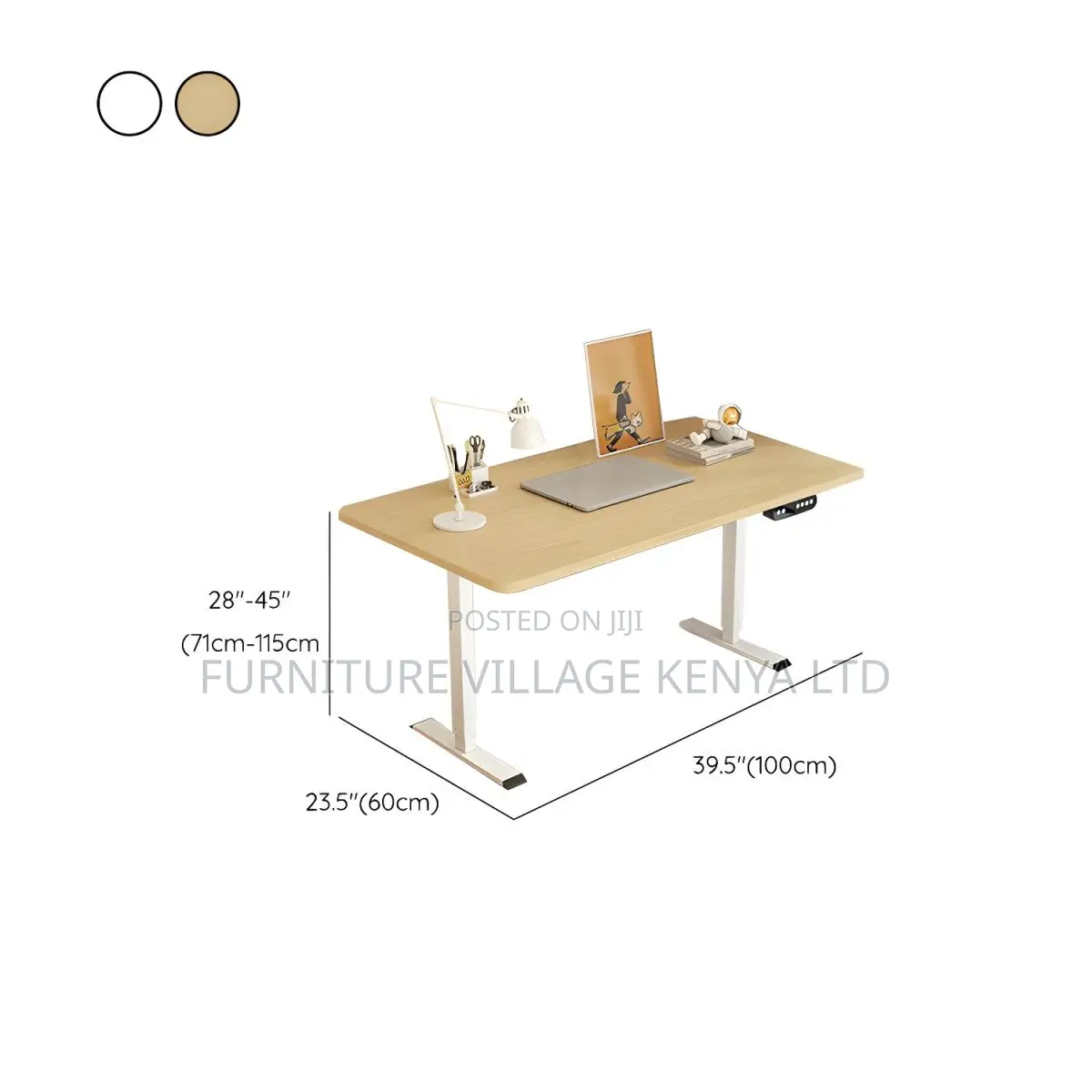 Clerical Desk:140cm Adjustable Desk With Electronic Lift