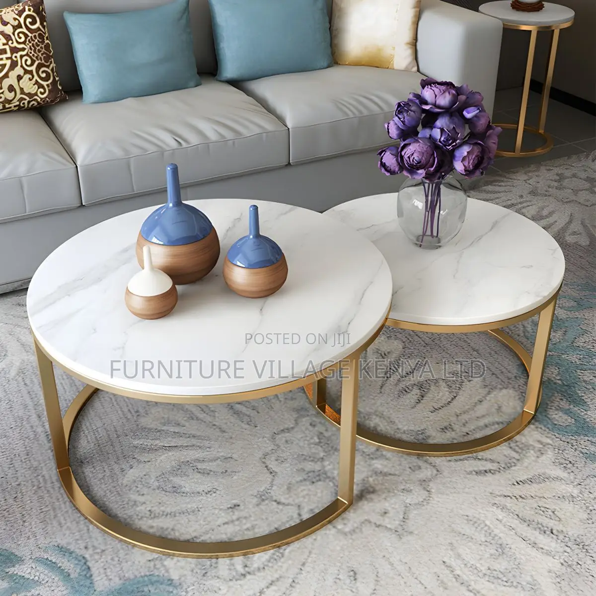 Coffee Table: Office Urbanslate Circular Coffee Table