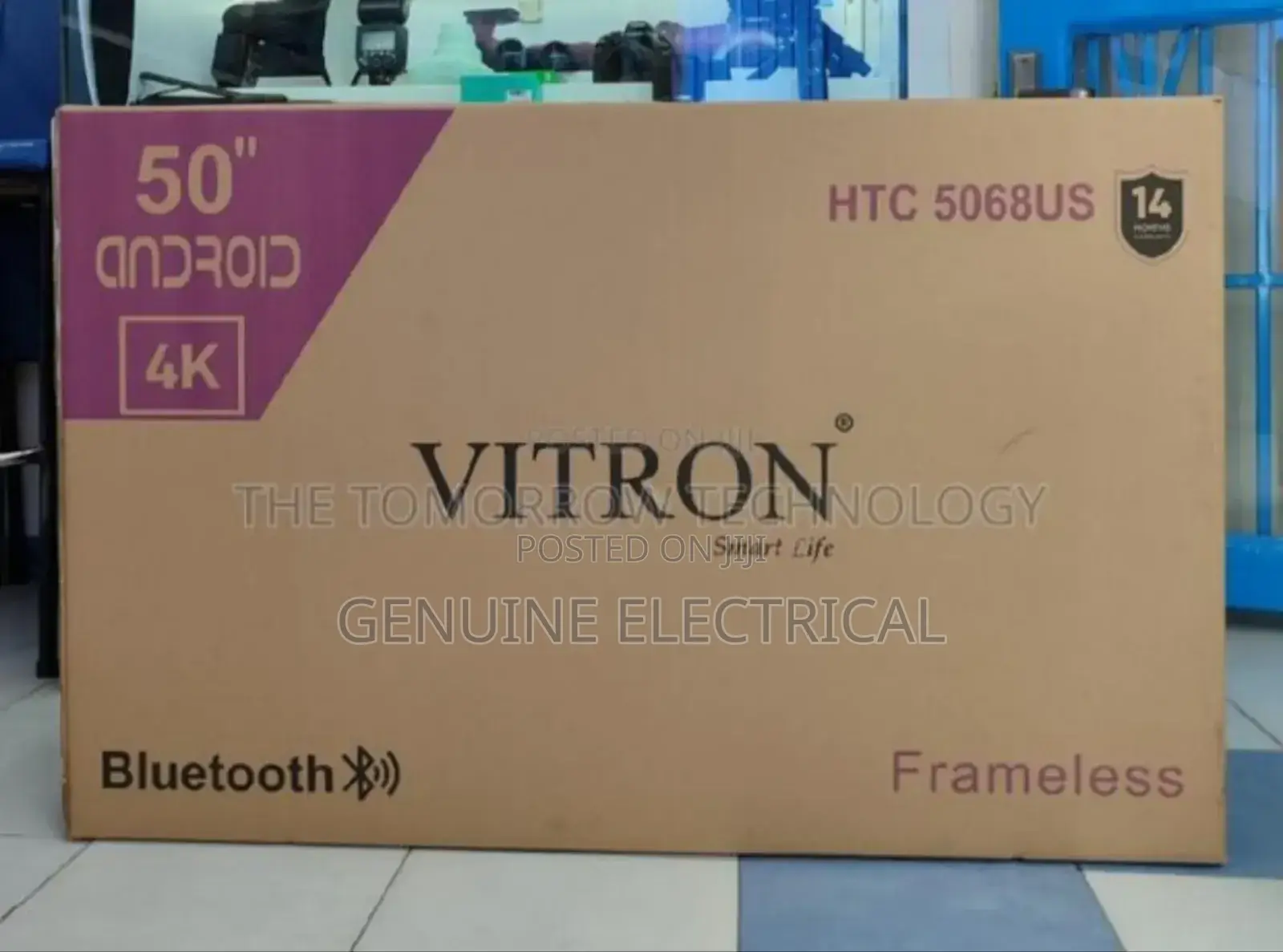 Frameless 50" Vitron Smart Tv