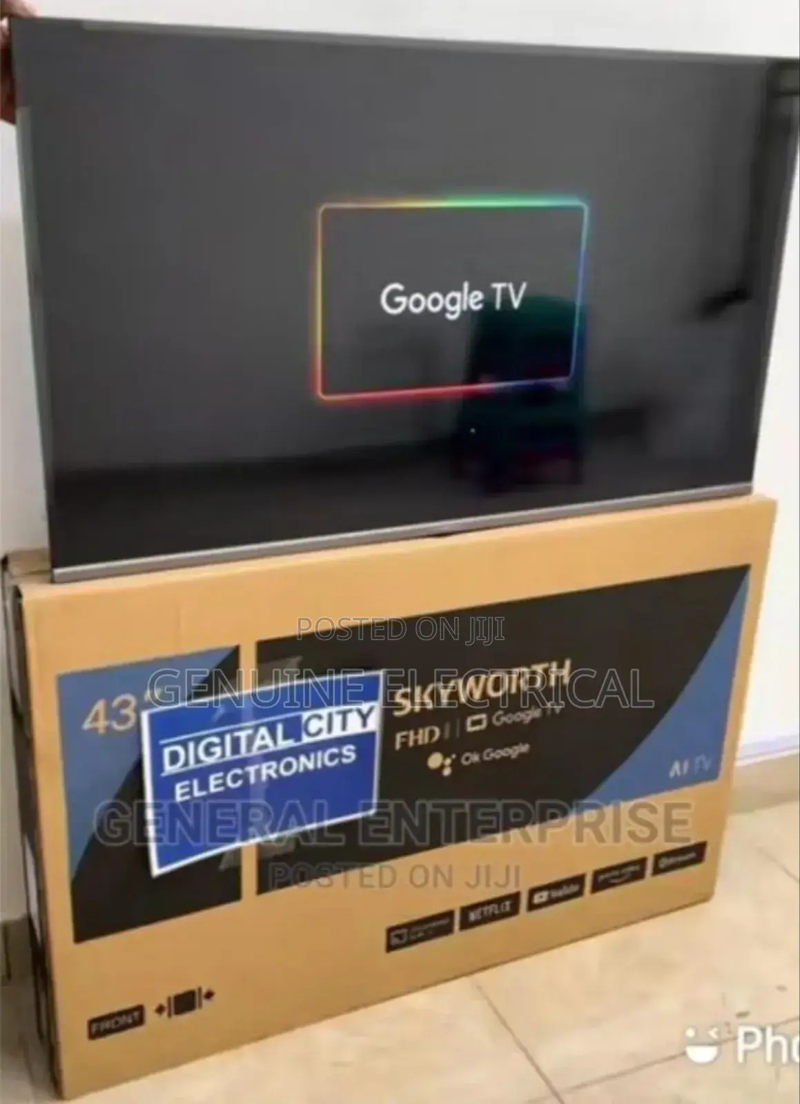 Skyworth 43" Full Hd Frameless Smart Tv