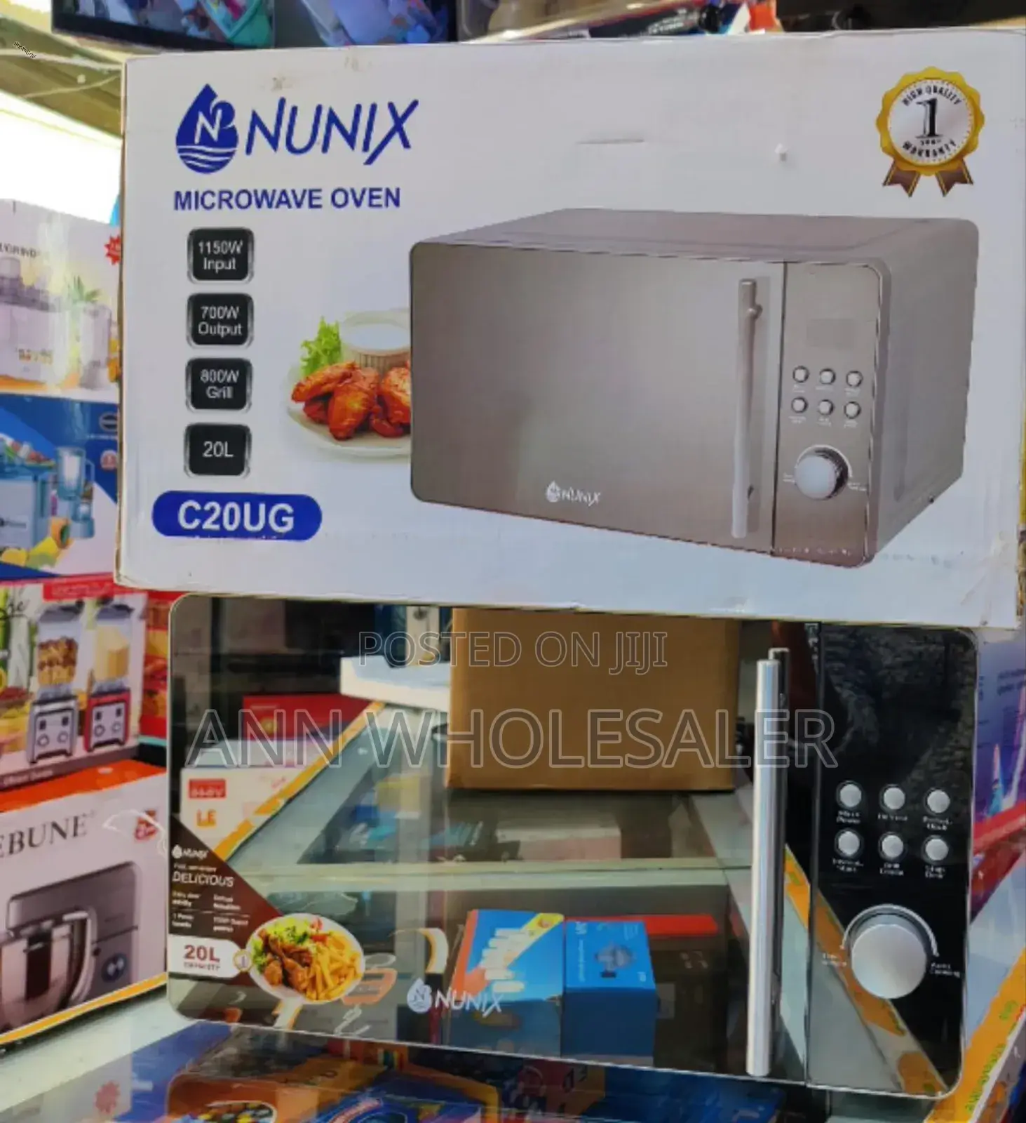 800 Watts Grill Nunix Digital Microwave M/8