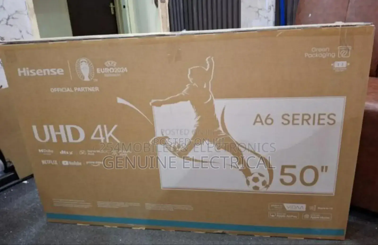 Original Hisense 50" Smart Tv Uhd Frameless