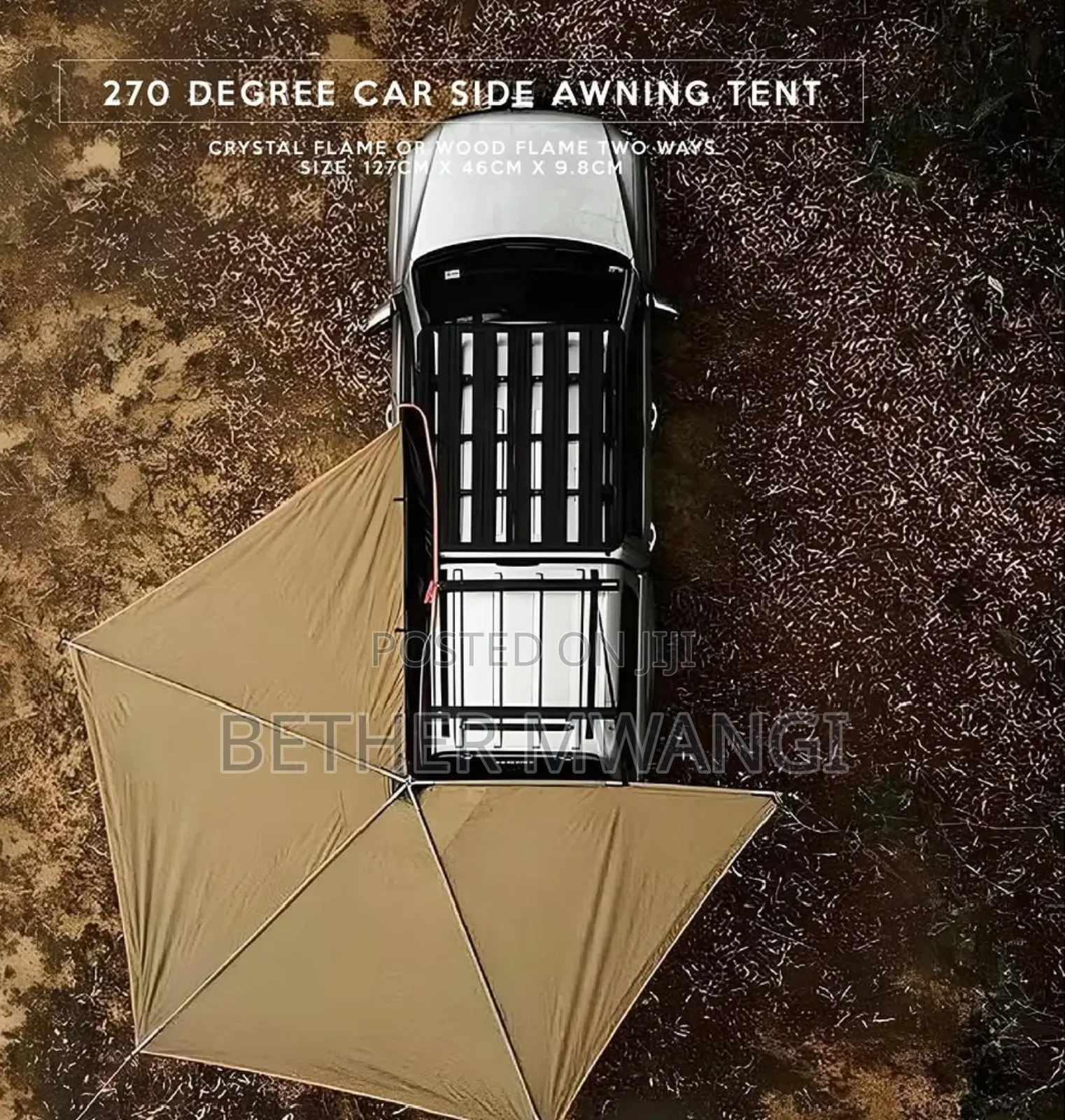 270° Degrees Car Side Awning Tent in Kenya
