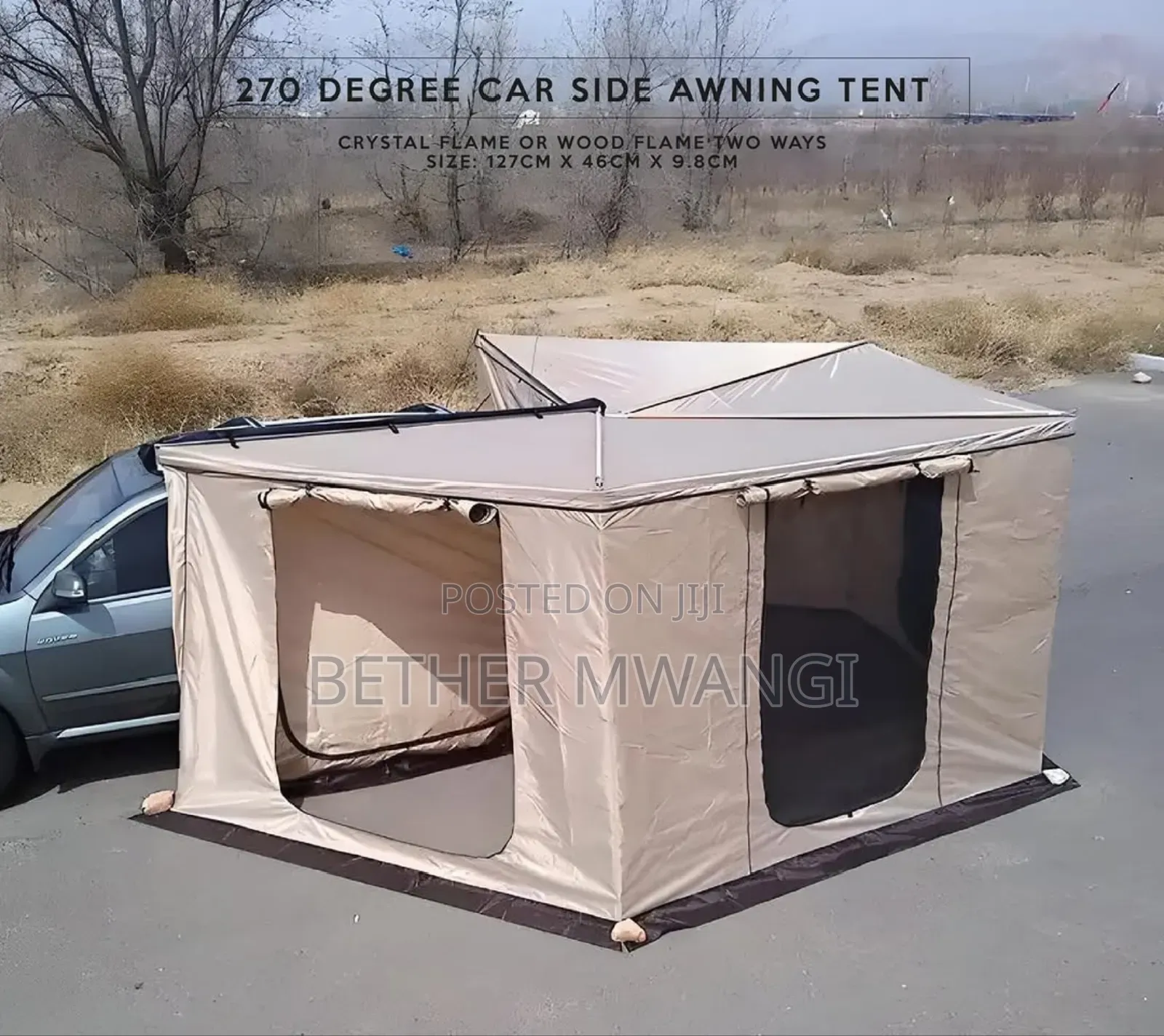 270° Degrees Car Side Awning Tent in Kenya