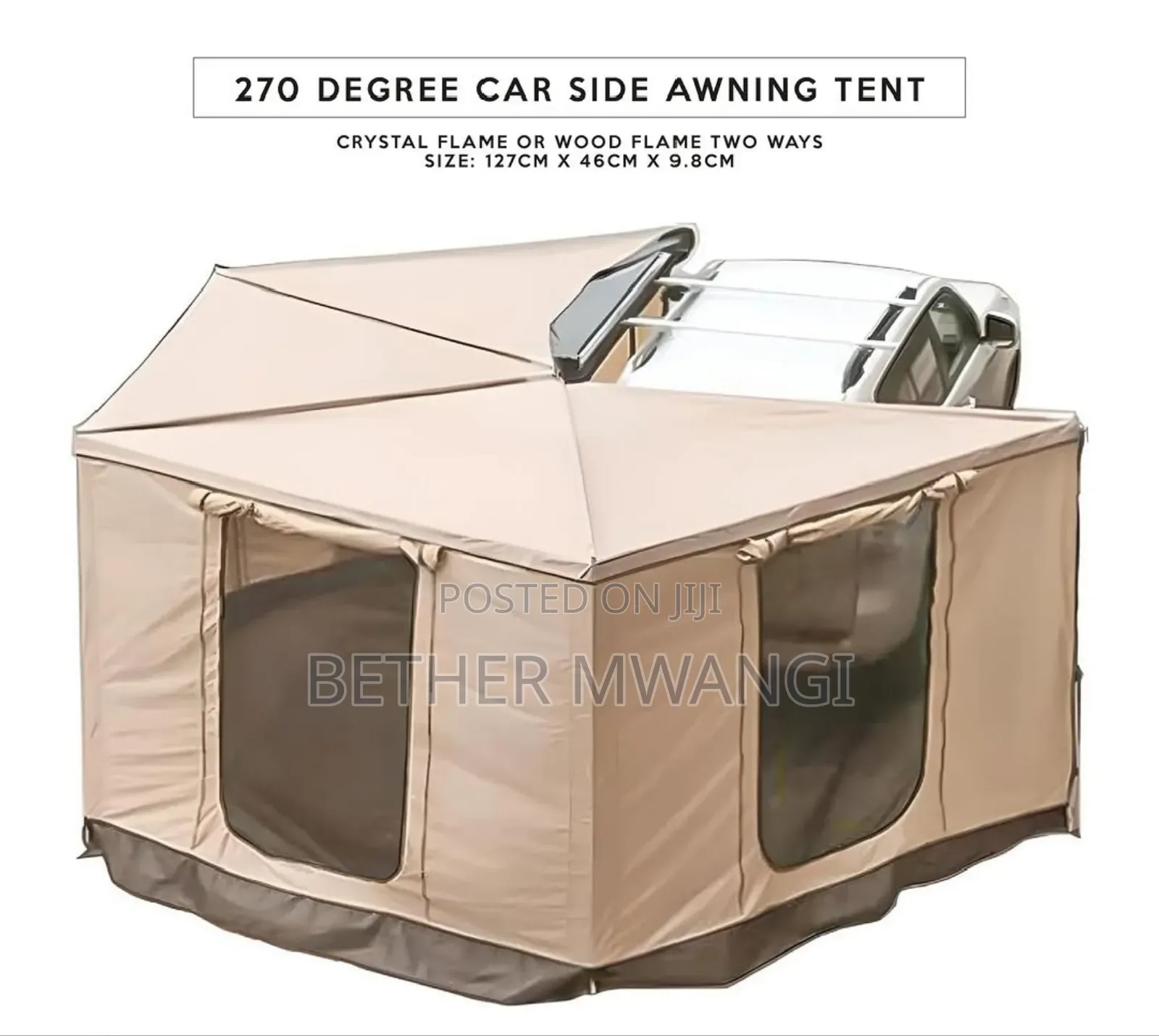 270° Degrees Car Side Awning Tent in Kenya
