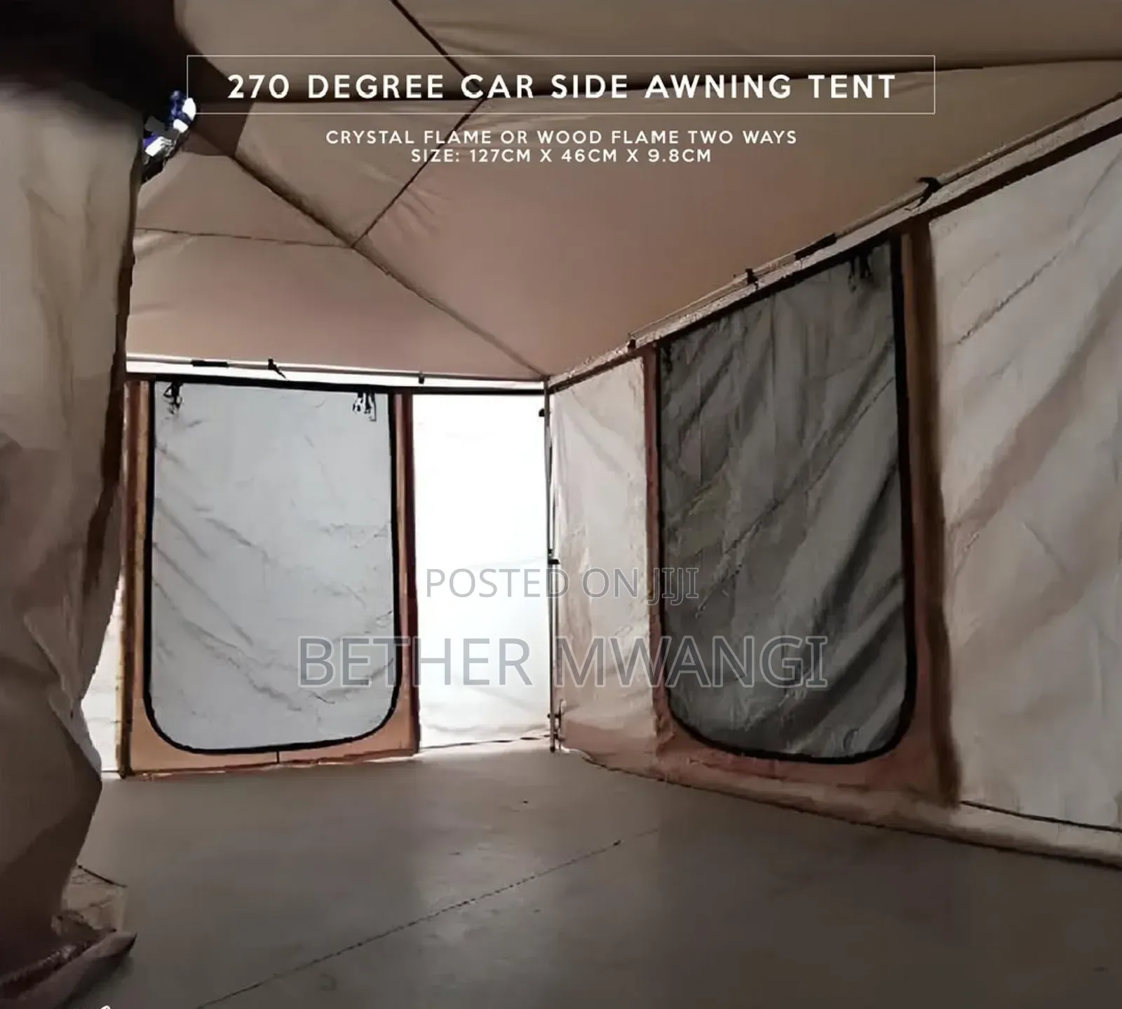 270° Degrees Car Side Awning Tent in Kenya