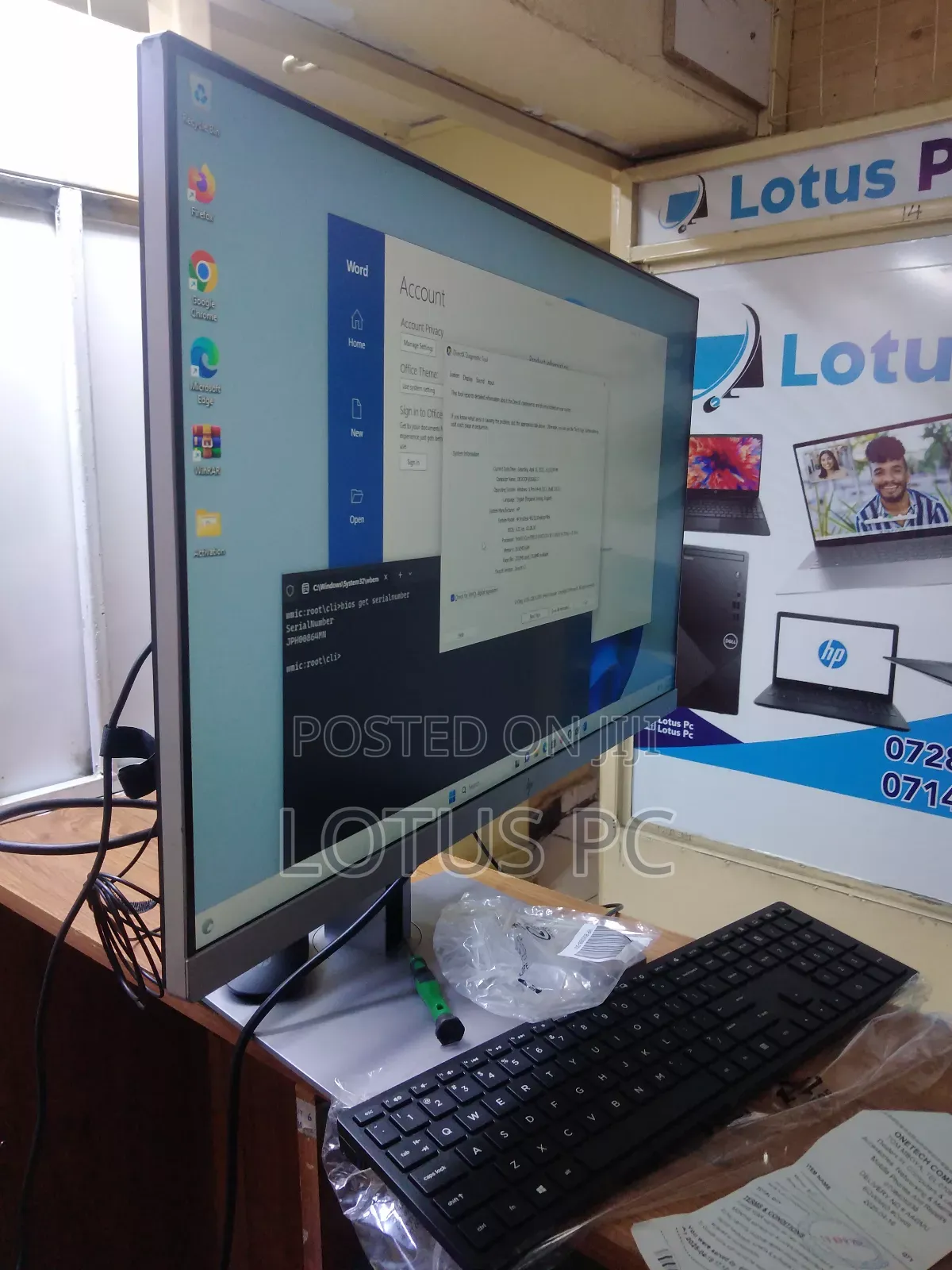 Desktop Computer HP ProDesk 400 G5 8GB Intel Core I3 SSD 256GB