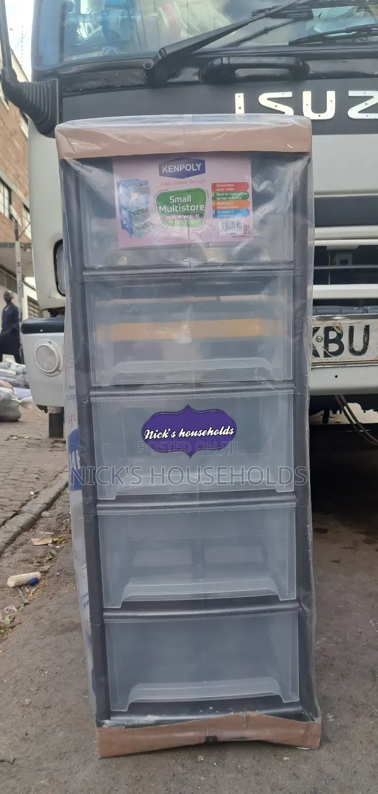 Gray Plastic Drawer,