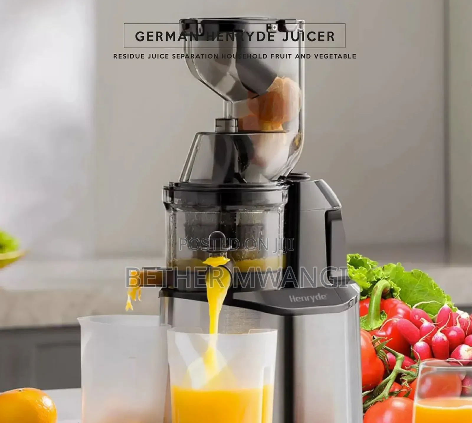 German Henryde Juicer in Kenya