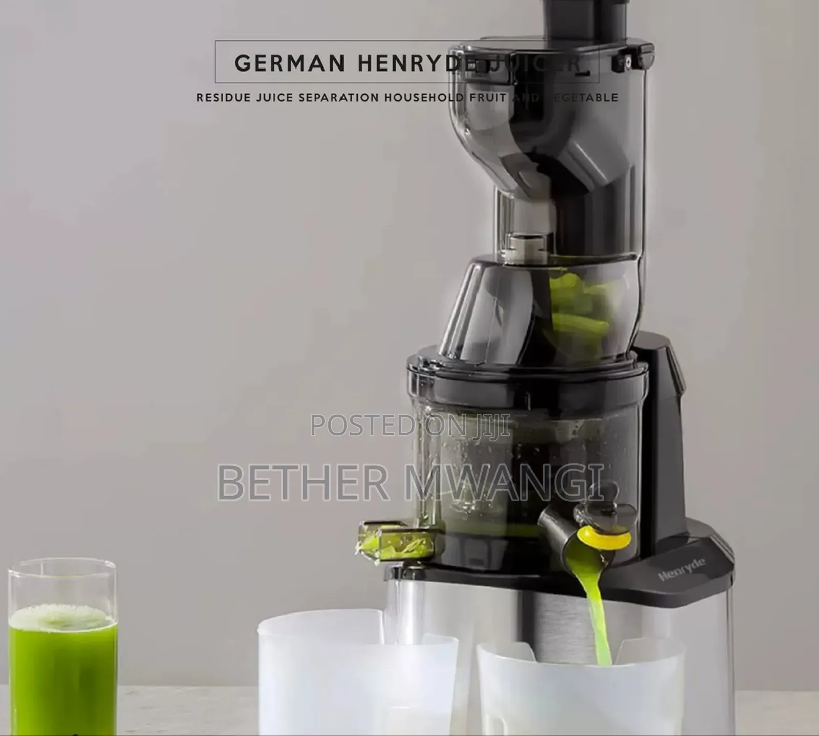 German Henryde Juicer in Kenya