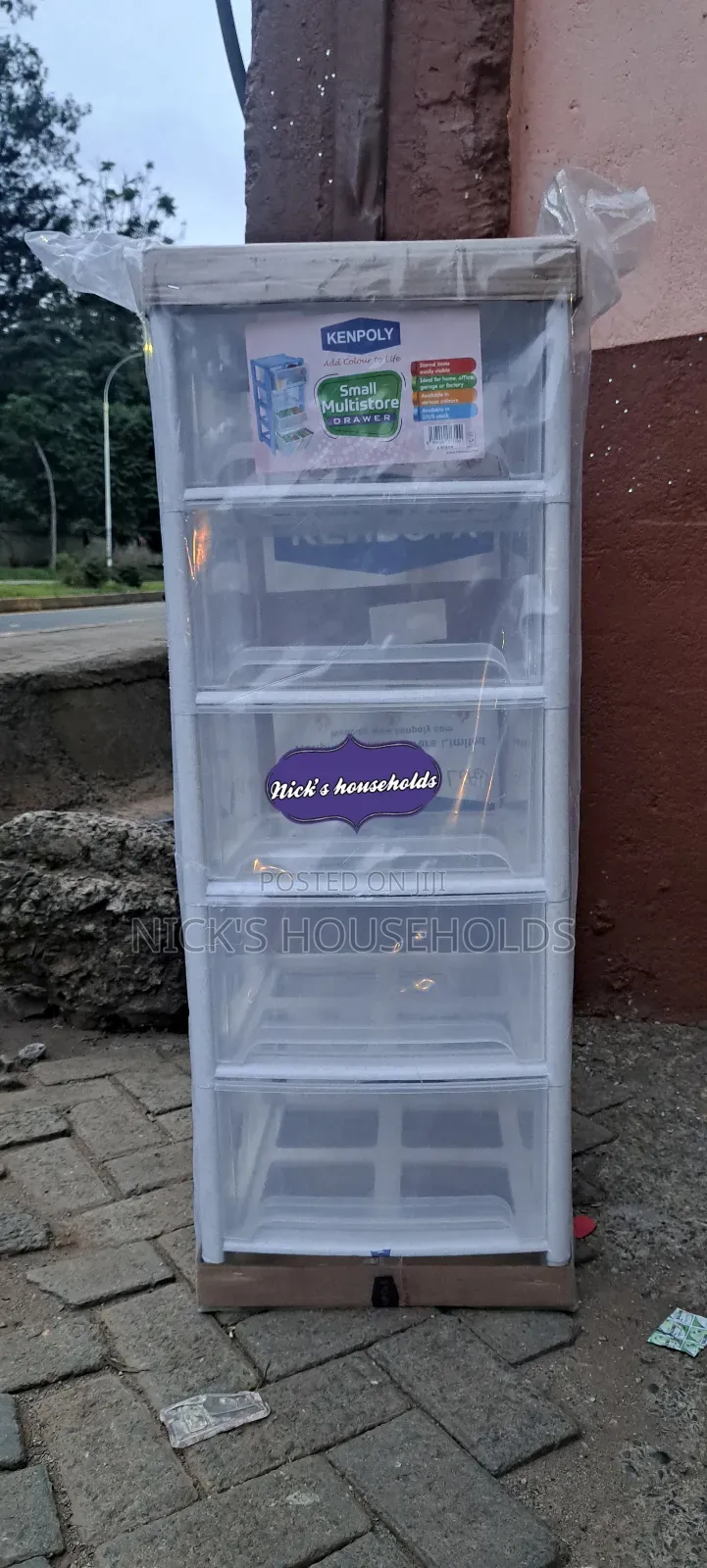 Quality and Durable Plastic 5 Stacks Drawers