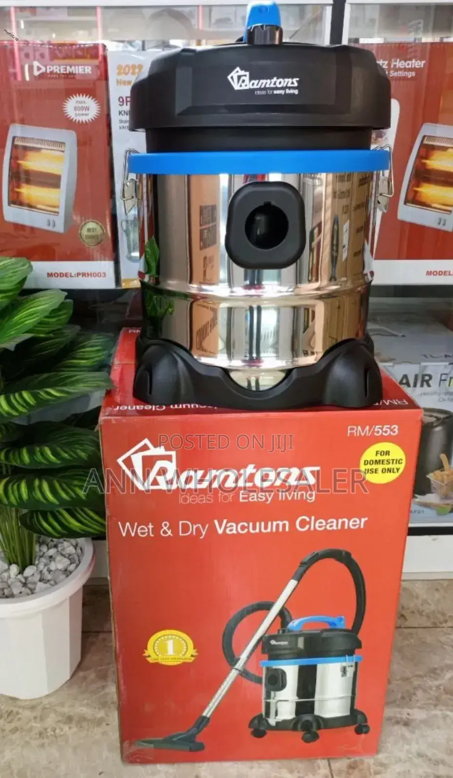 Electric Vacuum Cleaner/ 20 Litres/ Ramtoms