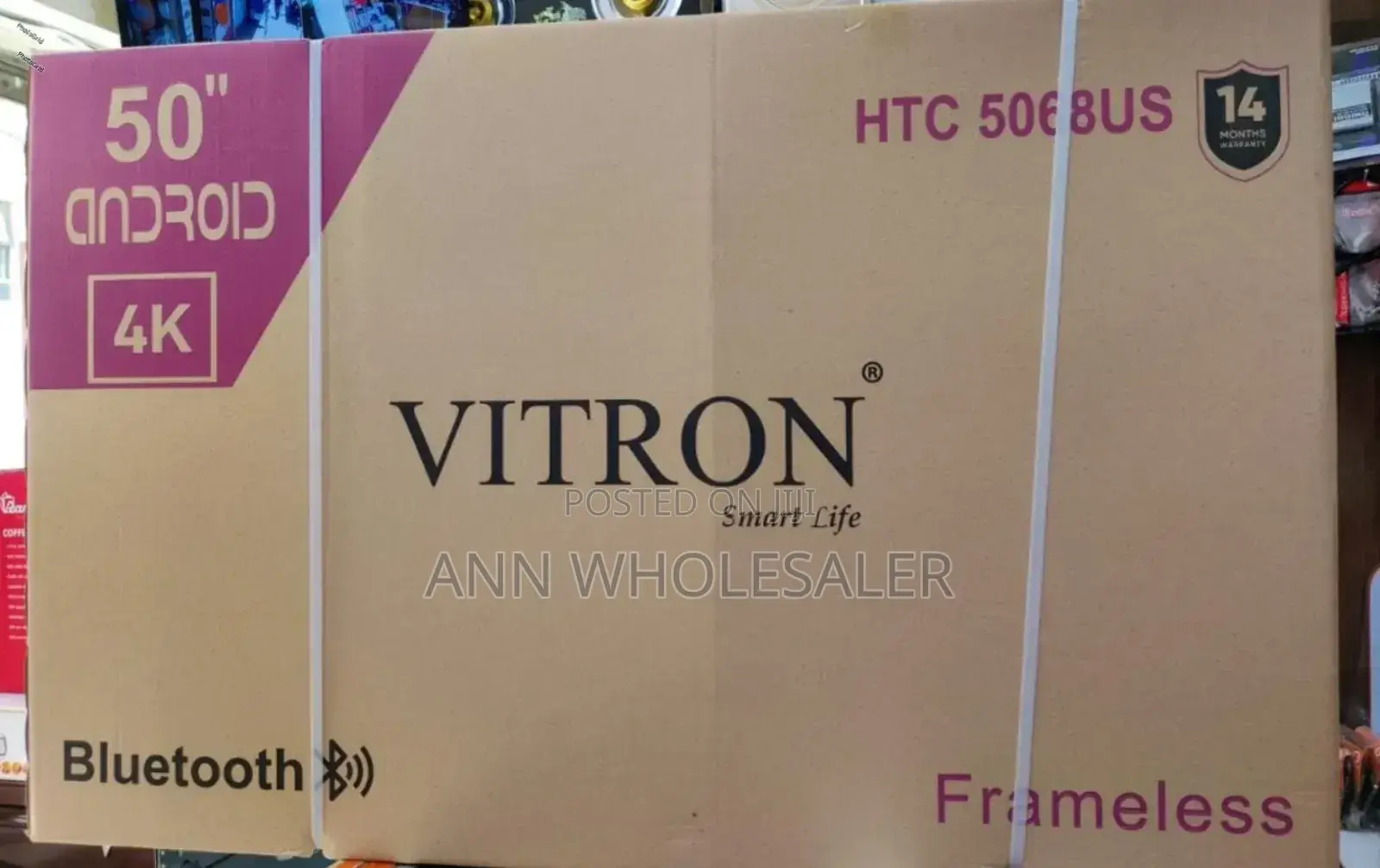 *Vitron 50" Smart Android Bt/With Bluetooth