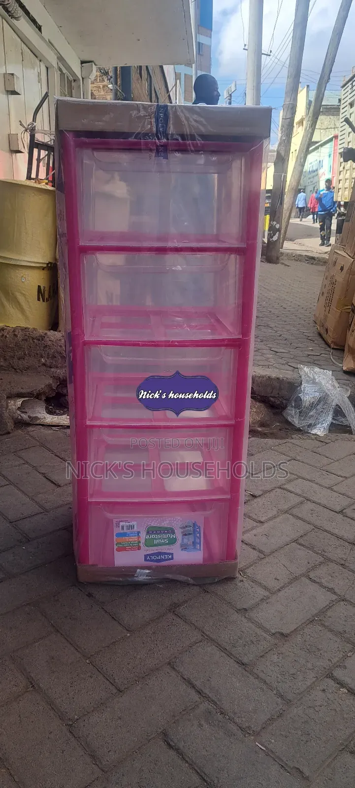 Multiple Functions 5 Stacks Plastic Drawer