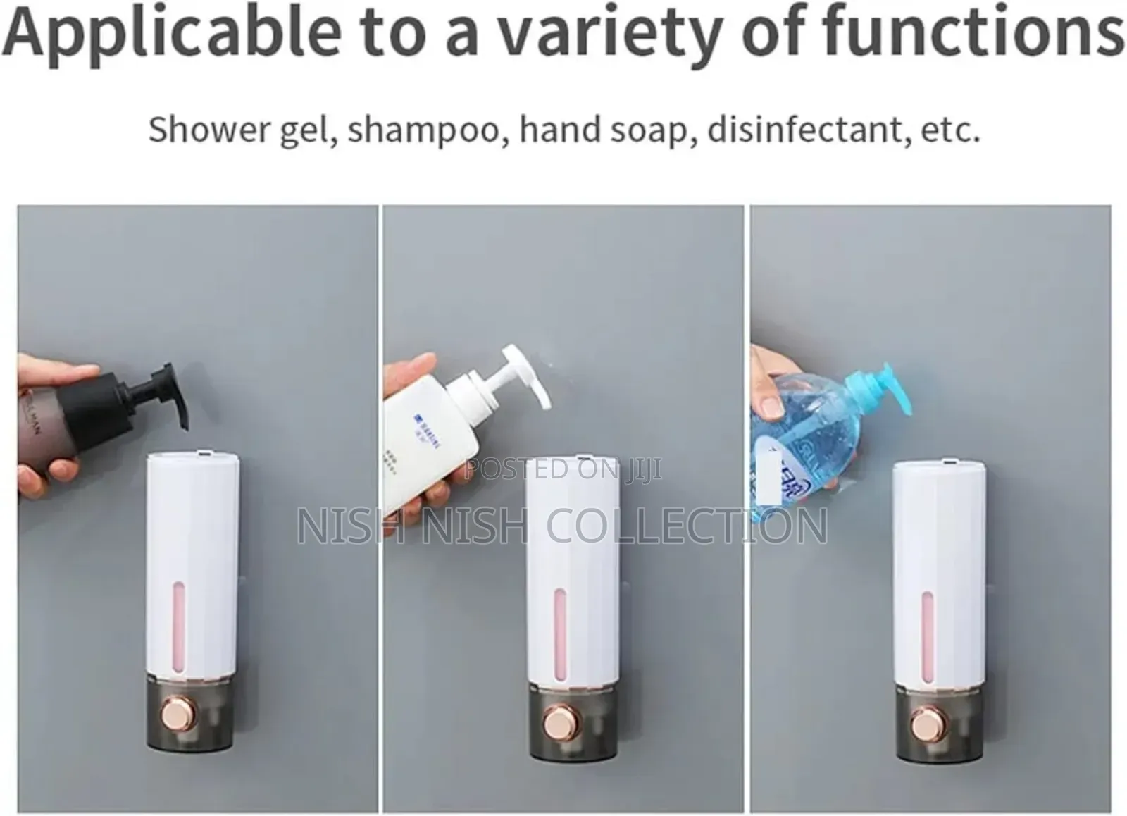 Shower Gel Shampoo Soap Dispenser