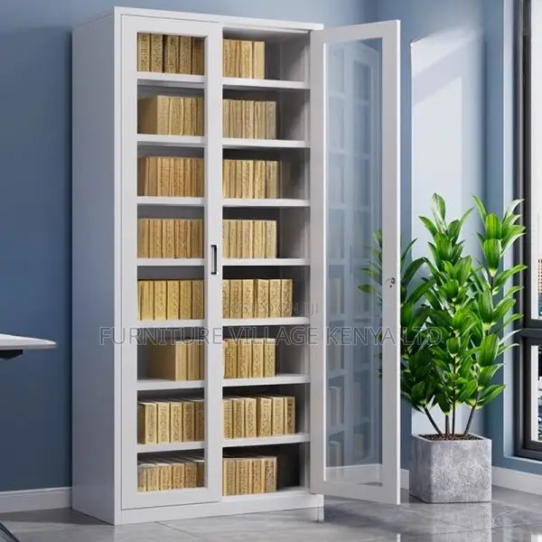 Office Cabinet:2-Door Steel Glass Door File Office Cabinet