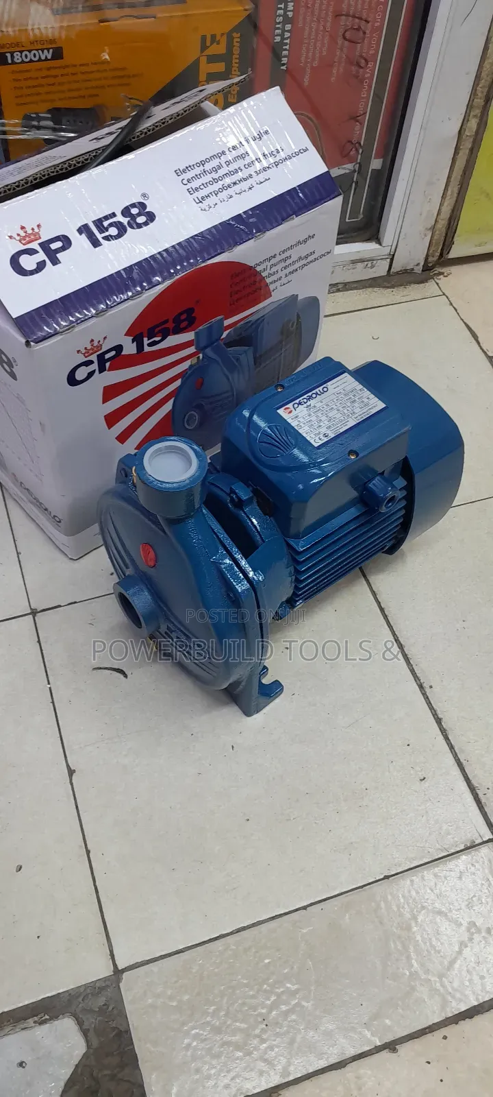 Pedrollo 1hp Booster Pump Centrifugal High-Pressure