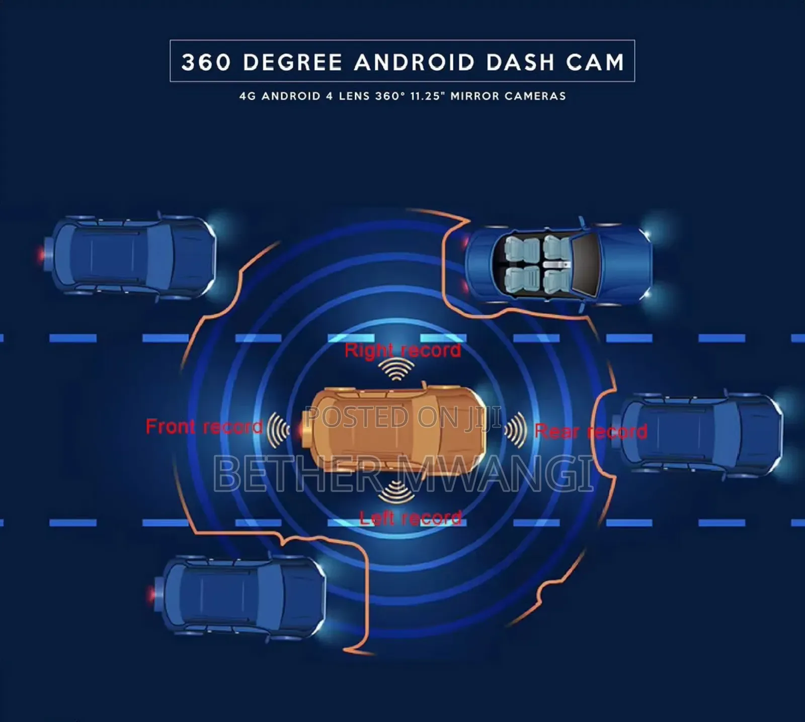 360 Degree Android Dash Cam in Kenya