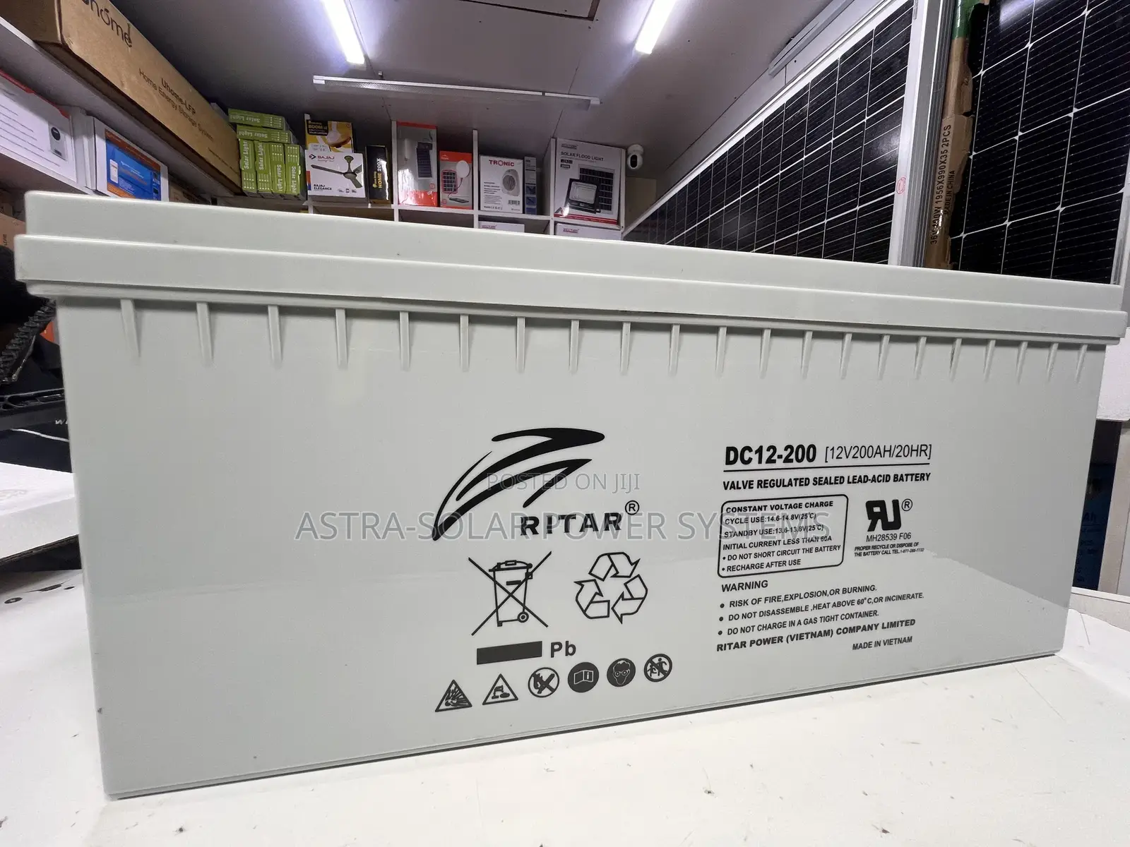 Ritar 12v 200ah Gel Battery