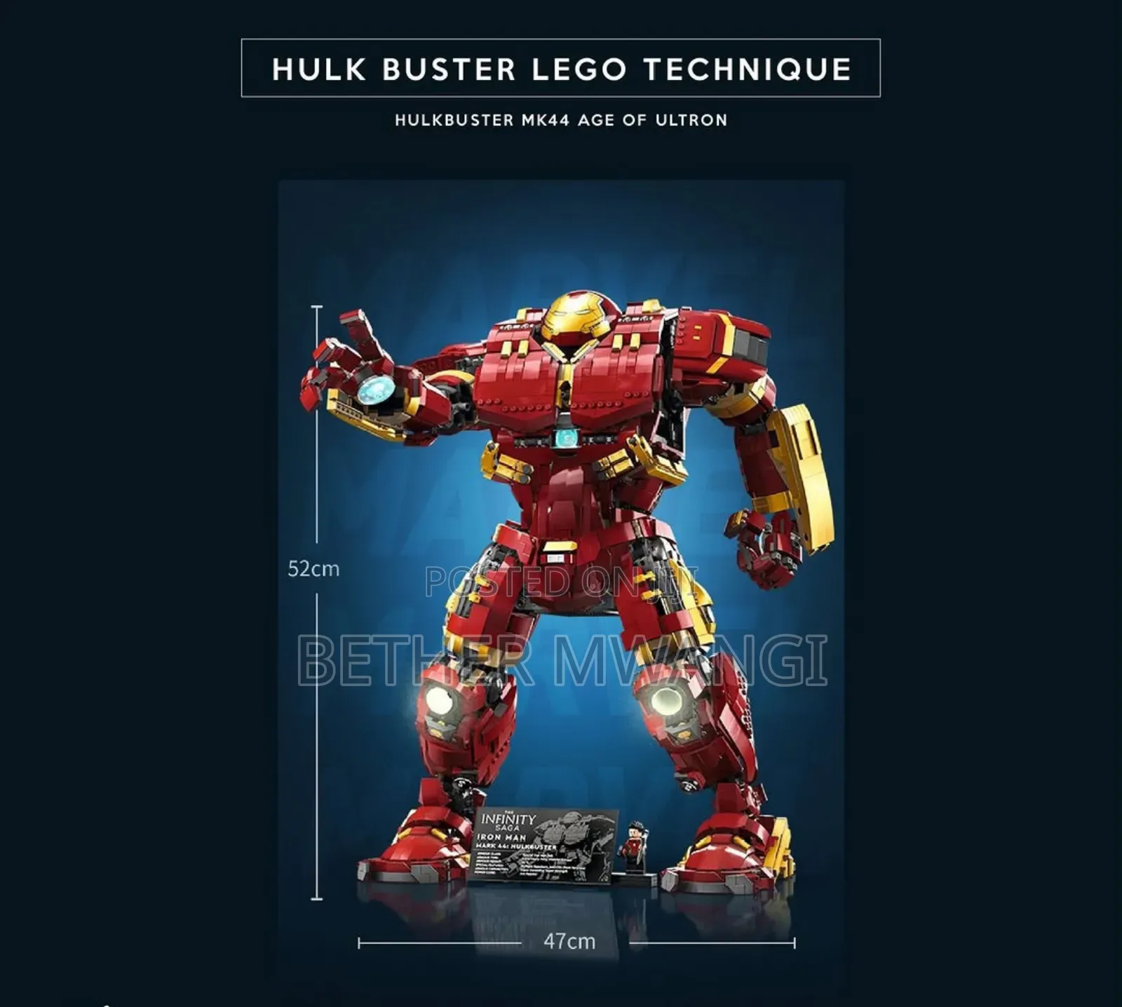 Hulk Buster Lego Technic in Kenya