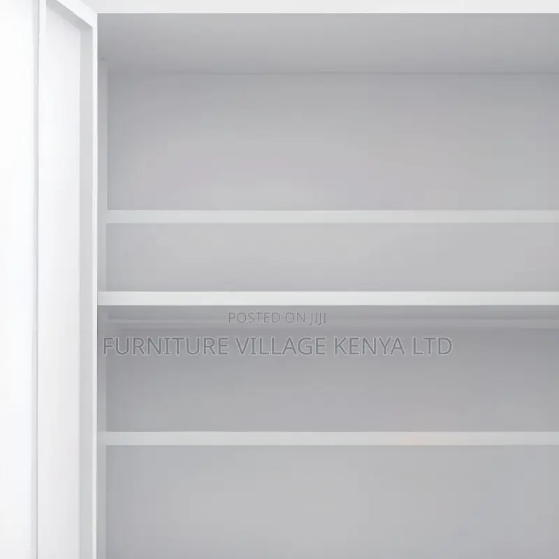 Cabinets: Steel Adjustable Shelf Double-Door Storage Unit