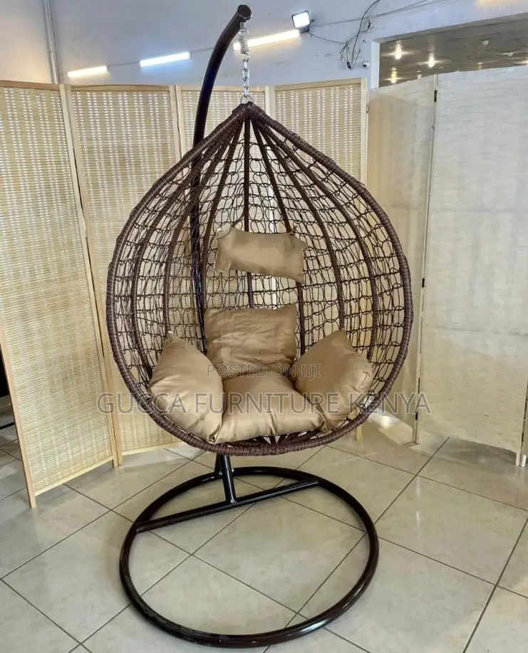 Office Chairs: Swinging Bird Nest Structure Outdoor Chair