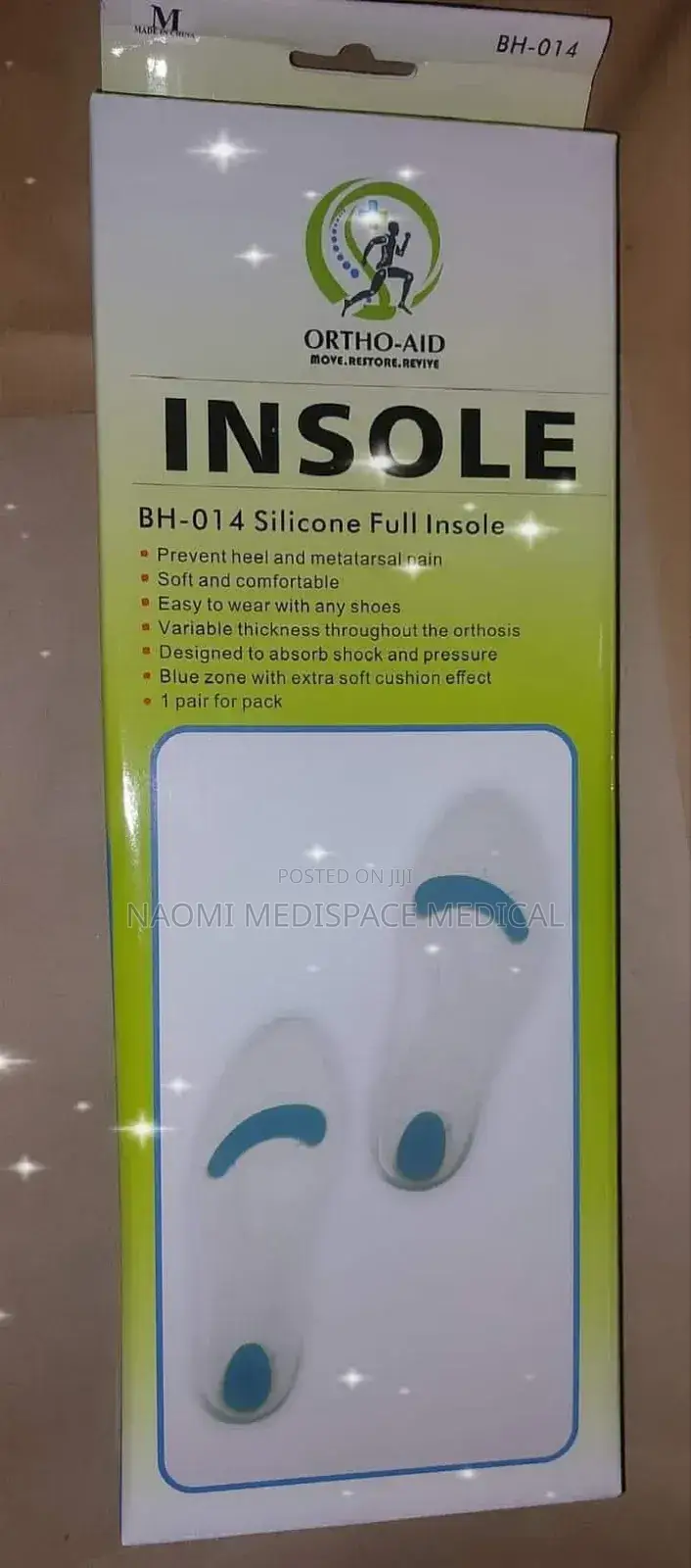 Silicon Insole Full/ Innersole(Heelpad)