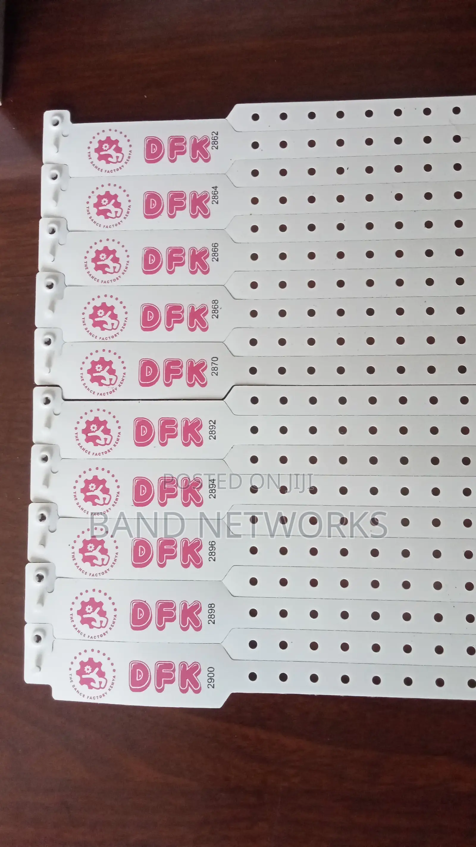 Plastic Vinyl Event, Hotel Festival Wristbands
